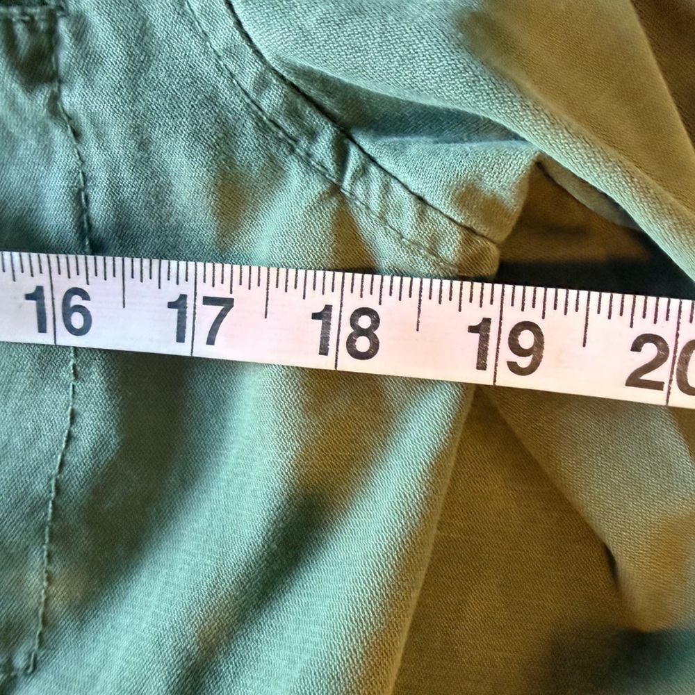 Old Navy Olive Utility Jacket Drawstring Waist Li… - image 10